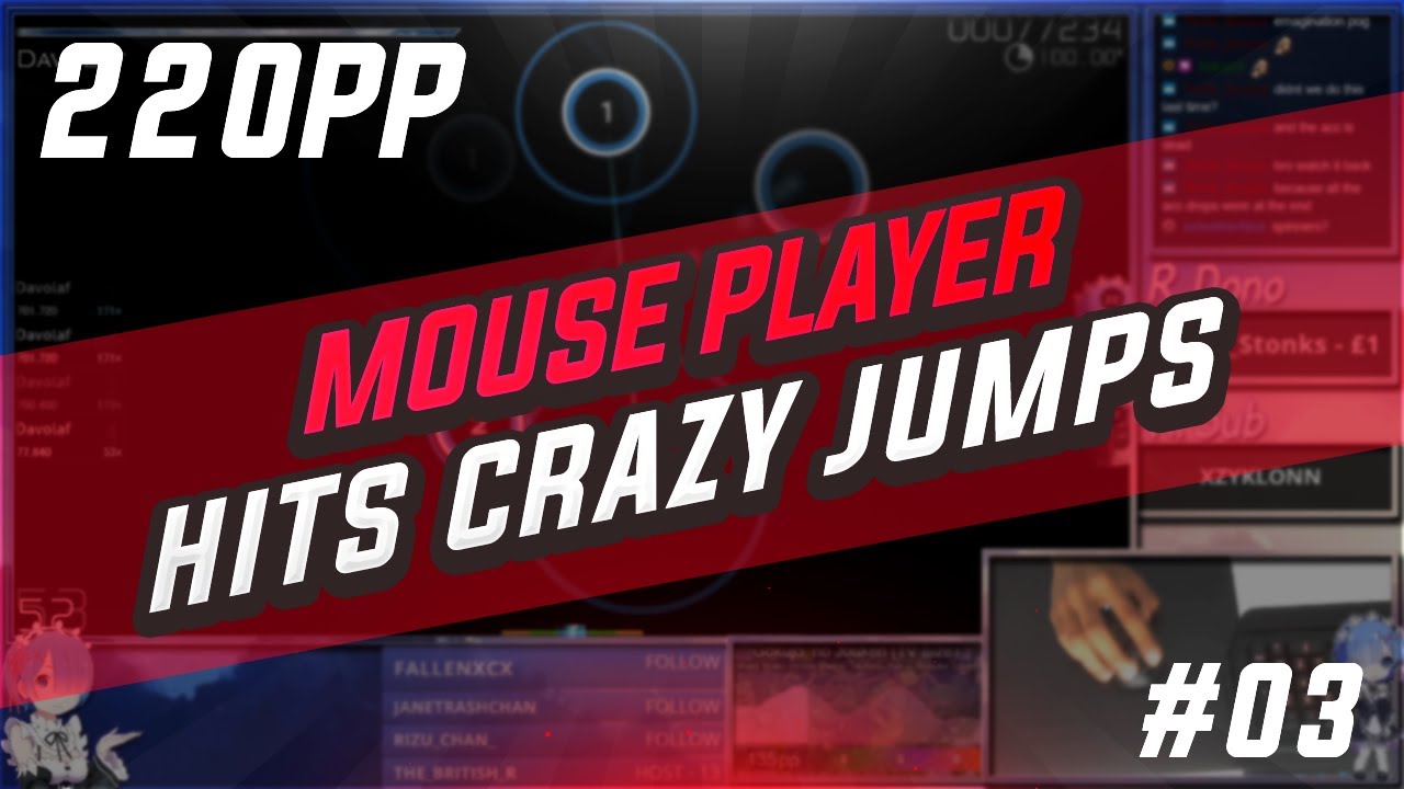 Mouse Player Hits Crazy Jumps! osu! Stream Hightlights #3