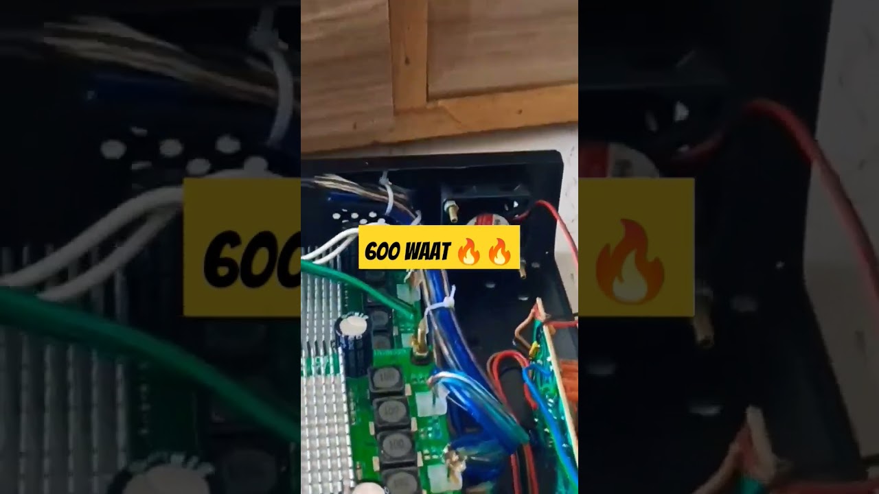 600 waat new model class D amplifier 