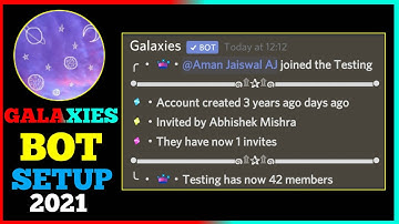 Setup Galaxies Bot Discord | Invite Manager Not Working | Alternative of Invite Manager | 2021