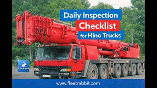 🚛 Hino Truck Inspection Checklist | Keep Your Fleet Reliable & Road-Ready #fleetmanagementsystem