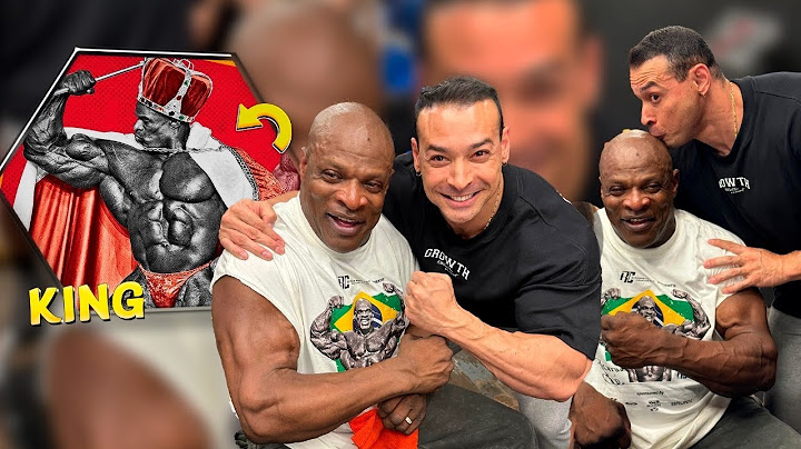 TREINEI COM O RONNIE COLEMAN *8x MR OLYMPIA*