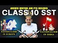 CLASS 10 SST || SOCIAL STUDIES || HISTORY CHAPTER 1 AND 2 NOTES AND ANSWER WRITING || CBSE ONE SHOT