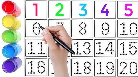1 to 20 Counting Numbers for Kids | Learn Numbers with Fun | Counting for Children