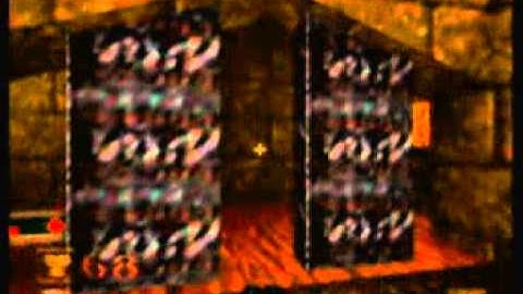 Quake 64 walkthrough (Nightmare, All secrets/enemies)  E2M4 The Dismal Oubliette