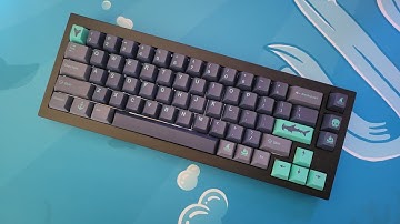This keyboard belongs UNDER THE SEA! (keychron q2 build)