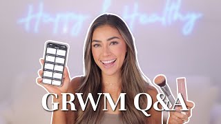 GRWM Q&A: Wedding planning, honeymoon, Boundaries in dating, & More