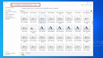 how to locate windows system fonts folder