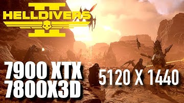 HELLDIVERS 2 - ULTRA Settings - 7800X3D 7900XTX - Super Ultrawide