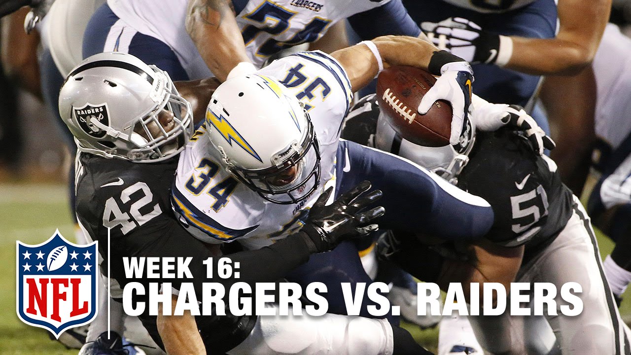 Donald Brown Plows Ahead For 1-Yard TD! | Chargers vs. Raiders | NFL