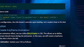 How to Create Engaging Animated Titles with jQuery and CSS in Your Web Projects