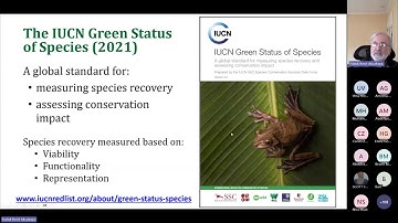 IUCN Red List webinar series – 01c The IUCN Red List Criteria: your questions answered (part 2)
