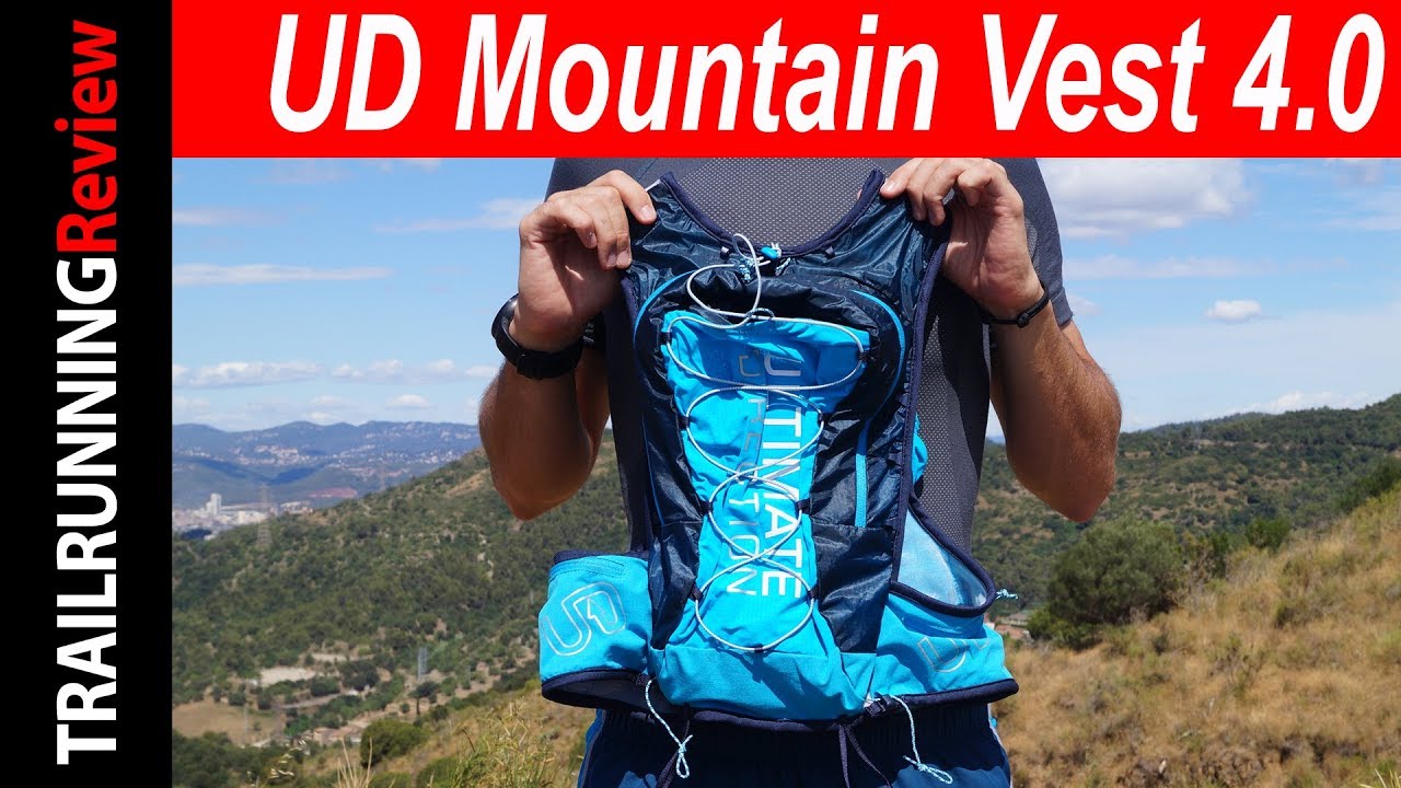Ultimate Direction Mountain Vest 4.0 Running Hydration Vest - YouTube
