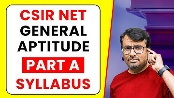 CSIR NET General Aptitude Part A Syllabus #shorts #youtubeshorts #trending #csirnet