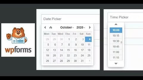Date Time Picker for WPForms WordPress Plugin By mircode
