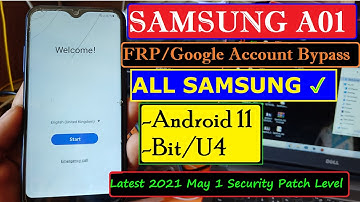 SAMSUNG A01 (A015) FRP Bypass Android 11 BIT 4  / U4 2021 || Samsung A01 FRP BYPASS/GOOGLE ACCOUNT