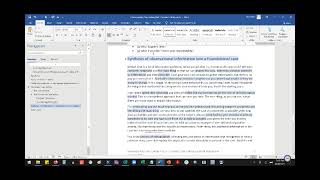 Remove highlighting in microsoft word.