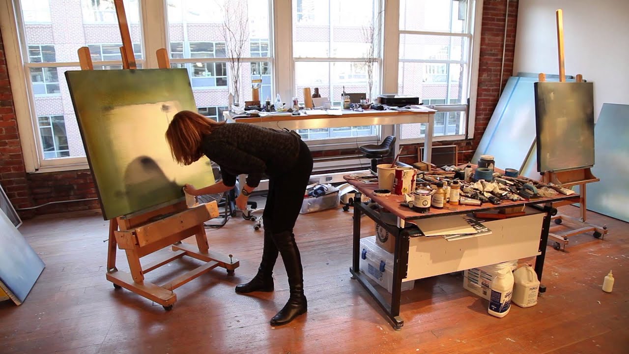 Meg Holgate | The Artist at work