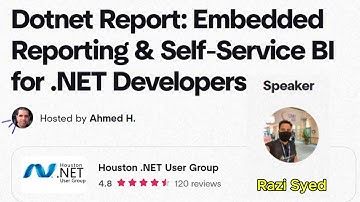 Dotnet Report: Embedded Reporting & Self-Service BI for .NET Developers by Razi Syed.