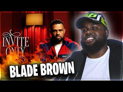 HE’S THE COLDEST !! BLADE BROWN - INVITE ONLY [FREESTYLE] (REACTION)
