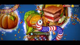 Worms Zone.io | @chavpream Mod Top 1 #trendingvideo #wormsgaming #gameplay #trending