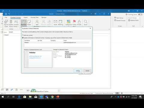 How to Create a Distribution List in Outlook