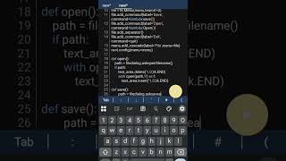 I create a writing app using python tkinter library