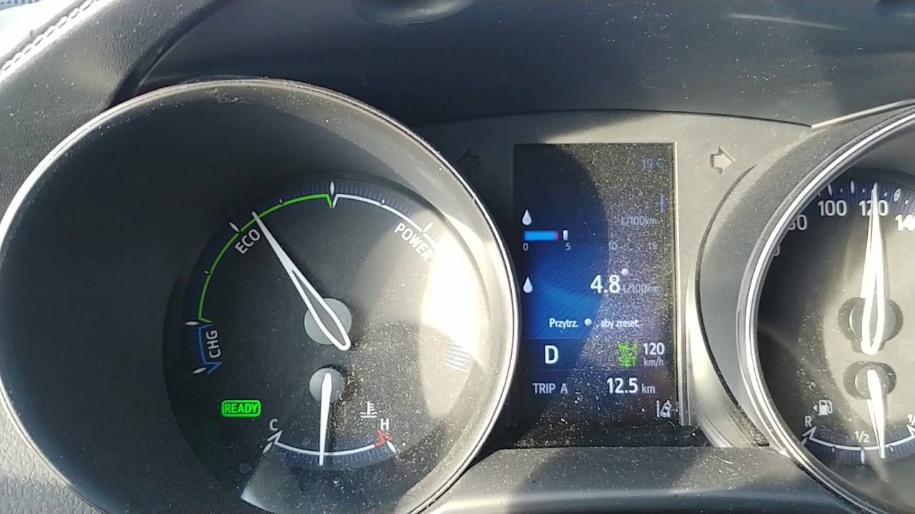 Hybrid Toyota CHR spalanie przy szykości 120 km/h YouTube