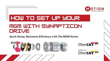 Easy Setup of MGM Series with Synapticon Drive | Quick & Efficient Motion Control ⚙️