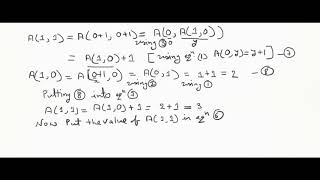 The Ackermanns Function