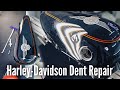 Dent Repair on a Harley Davidson Fuel Tank | FIXED Without Painting