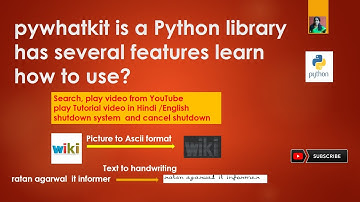 pywhatkit is een Python-bibliotheek met 11 functies om te leren hoe je deze kunt gebruiken | RATA...