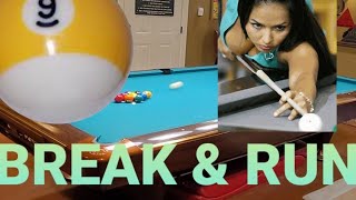 Most Un? Sastfying 9 Ball Break Run . 8 10 Snooker Billards Snooker Billards Snooker