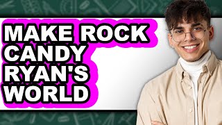 How To Make Rock Candy Ryan's World (Easy Method)