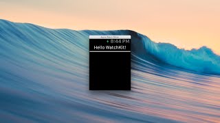 Hello WatchKit 1: Apple Watch Simulator screenshot 1
