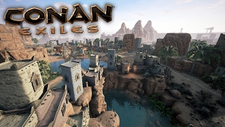 Conan Exiles  Northern Exploration  Huge City!?  Conan Exiles Gameplay Highlights