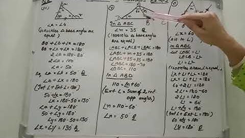 CLASS -7TH, CH-14 PROPERTIES OF TRIANGLE, EX- 14.2