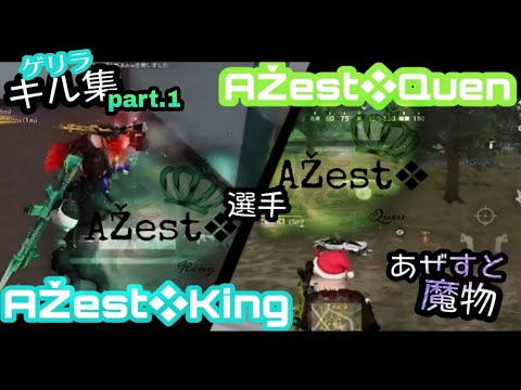 ゲリラ キル集 AŽest❖クラン【King・Quen】part.1