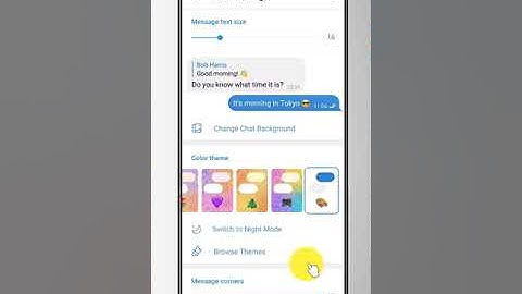 How Do I Turn OFF Auto Night Mode on Telegram App? #shorts #nightmode #telegram