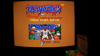 【Genesis】DEcapAttack ~Intro/Demo/Title //MiSTer FPGA CRT TV