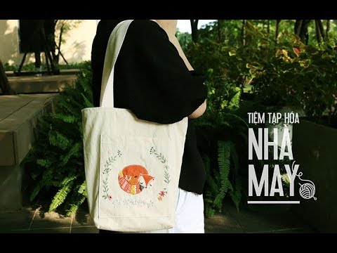 Hướng Dẫn May Túi Tote Đơn Giản (DIY-Easy Tote Bag Tutorial)