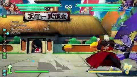 DBFZ - Tenshinhan sparking combo concept