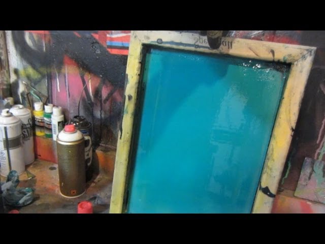 How to make  Screen printing emulsion process 