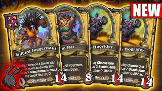 FULL Golden Quilboar DESTROY The Lobby! @Slyders_HS | Hearthstone Battlegrounds Commentary