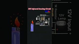 Diy Infrared Sensing Circuit #infraredsensing #electronics