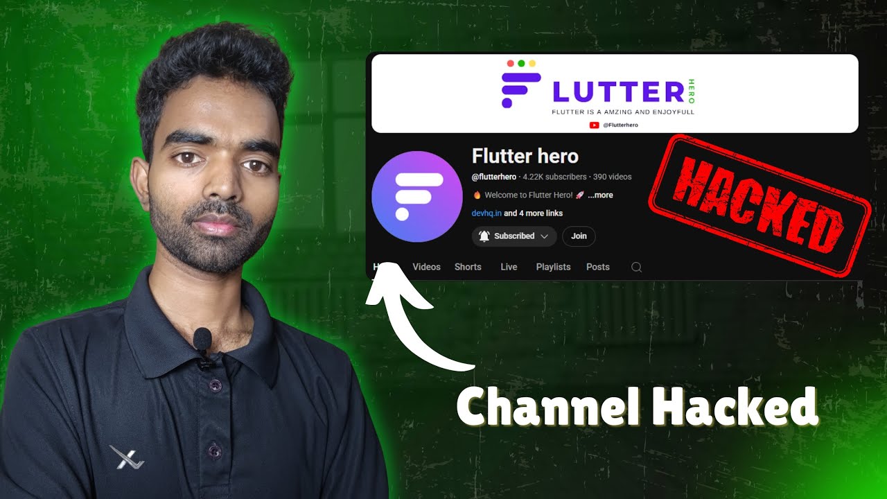 My YouTube Channel Got Hacked 😢 | Flutter Hero to CodeHero Journey # ...