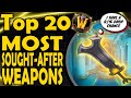 Top 20 most sought after weapon transmogs