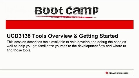 Getting started with UCD3138 digital power controller tools