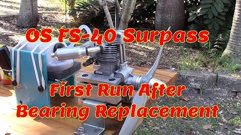 OS FS-40 Surpass First Run After Bearing Replacement