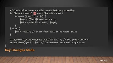 How to Fix the Undefined property: mysqli::$kd_max Error in CodeIgniter 4