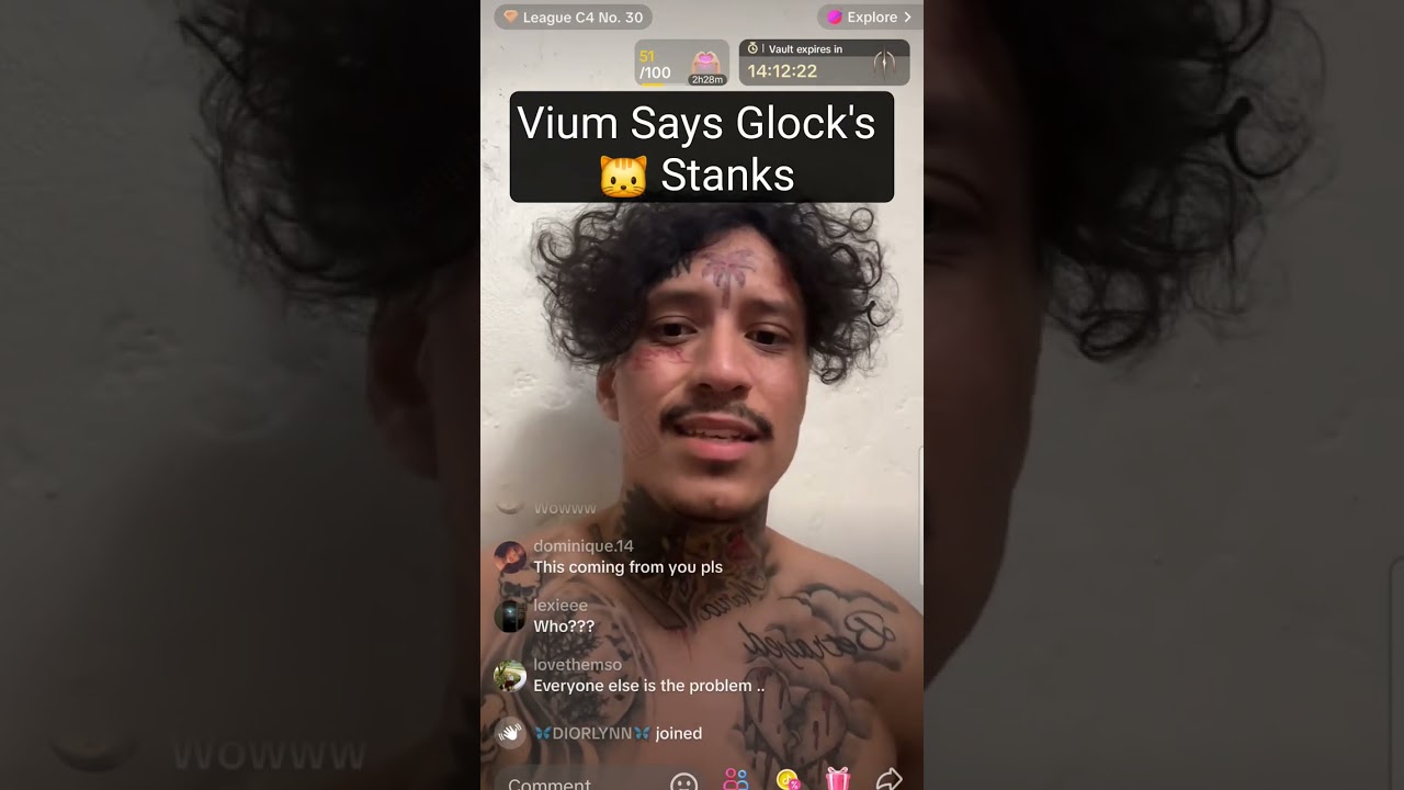 Vium Says Glock's Kitty 🐱 Stanks 